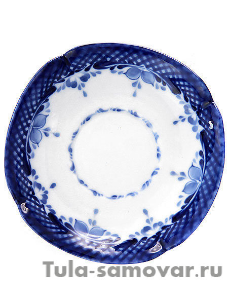 Чайная пара с художественной росписью Гжель "Сюжет"