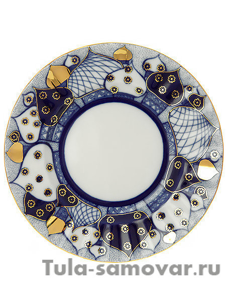 3-x предметный чайный комплект форма Лучистая рисунок Перезвоны Императорский фарфоровый завод