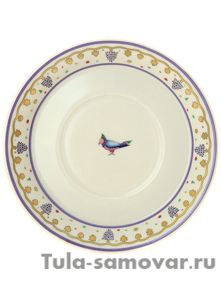 Чайная чашка с блюдцем форма Гербовая рисунок Нескучный сад 1 ИФЗ