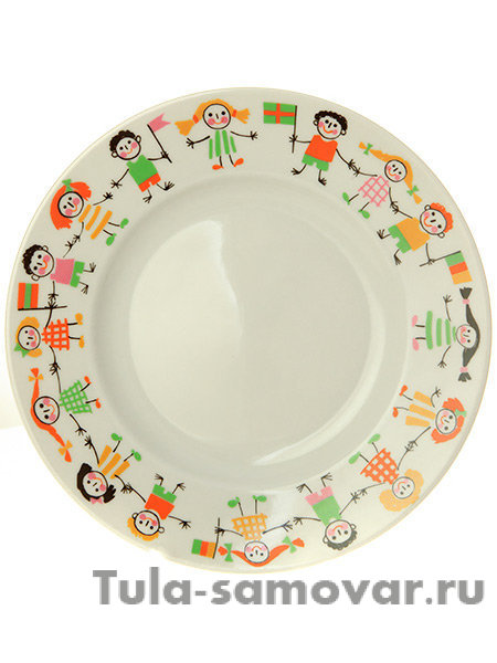 4-x предметный детский комплект форма Молодежная рисунок Хоровод Императорский фарфоровый завод