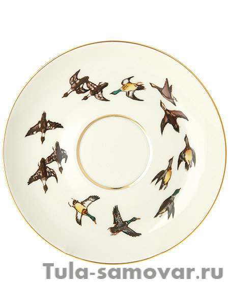 Сервиз чайный форма Сударыня рисунок Летят утки 6/14 Императорский фарфоровый завод