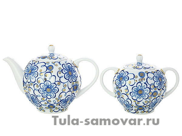 Сервиз чайный форма Тюльпан рисунок Вьюнок 6/20 Императорский фарфоровый завод