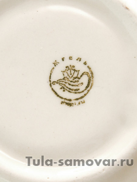 Кофейная пара с художественной росписью Гжель "Колокольчик"