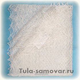 Оренбургский пуховый платок ручной работы, арт. ШП0019, 150Х60