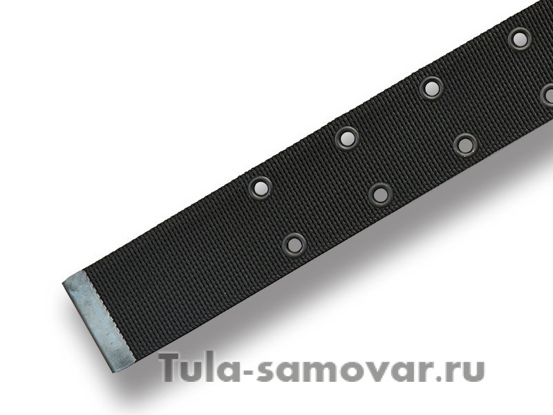 Ремень армейский тактический чёрный со стальной двухшпеньковой пряжкой