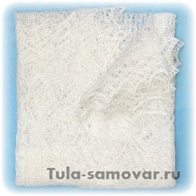 Оренбургский пуховый платок ручной работы, арт. ШП0026, 150х50