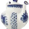 Чайник с художественной росписью Гжель "Голубая рапсодия"