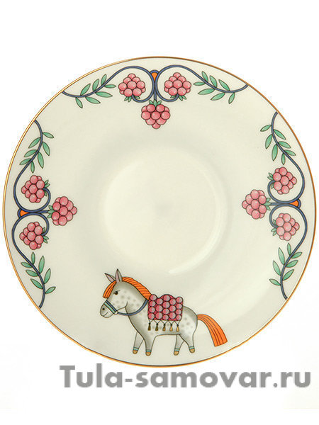 Комплект кофейный форма Майская рисунок Балет Конек-Горбунок Императорский фарфоровый завод