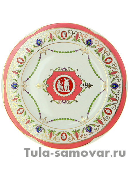 Столовый сервиз из фарфора на 6 персон форма Европейская-2 рисунок Камеи 6/24 Императорский фарфоровый завод