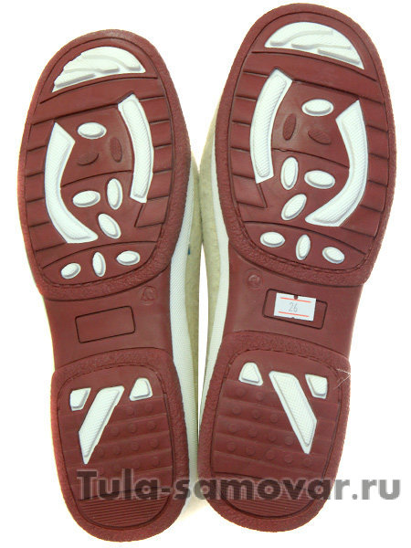 Женские валенки с вышивкой на формованной подошве, арт. 222В-40 Кукморские