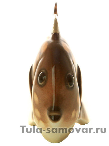 Скульптура рыба-бабочка Желтая м.р. Императорский фарфоровый завод