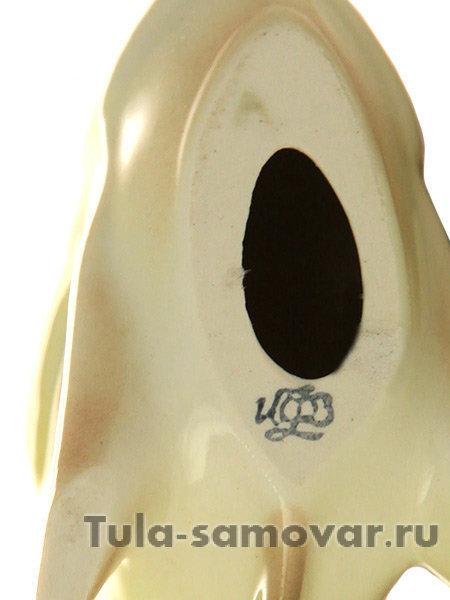 Скульптура рыба-бабочка Желтая м.р. Императорский фарфоровый завод