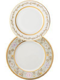 Столовый сервиз форма Европейская рисунок Нефритовый фон 6/24 Императорский фарфоровый завод