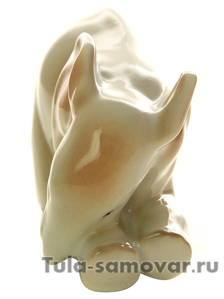 Скульптура слоненок спящий, Императорский фарфор