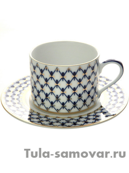 Подарочный набор форма Соло рисунок Кобальтовая сетка Императорский фарфоровый завод