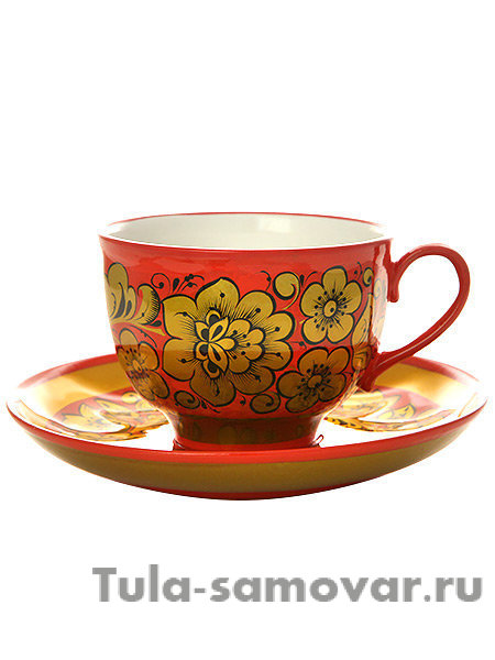Чайный сервиз "Торжество" на 6 персон Хохлома