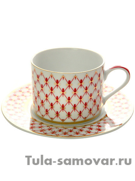 Подарочный набор форма Соло рисунок Сетка блюз Императорский фарфоровый завод