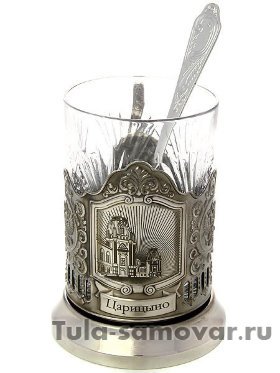 Набор для чая с подстаканником Кольчугино &quot;Усадьбы Москвы. Царицыно&quot;