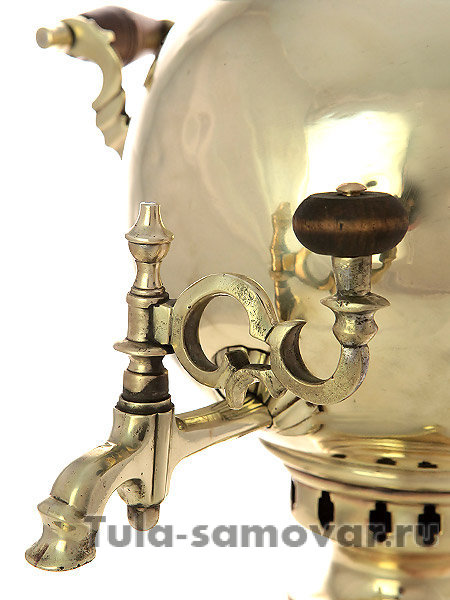 Угольный самовар 3 литра желтый шар арт. 465678