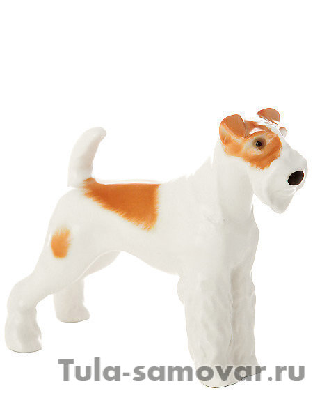 Скульптура Терьер Императорский фарфоровый завод